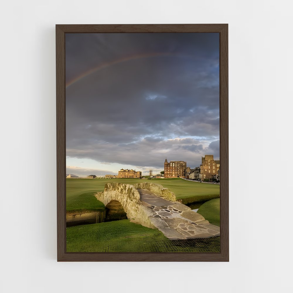 Poster Arc-en-Ciel sur le Green – affiche Golf (vue 5)